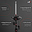 APSA1541 Front Shock Absorber, Set of 2