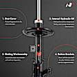 APSA1610 Front Shock Absorber, Set of 2
