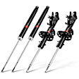 APSA1792 Front & Rear Shock Absorber Suspension Struts, Set of 4
