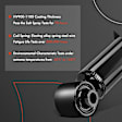 APSA1838 Rear Complete Strut & Coil Spring Assembly, Set of 2