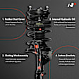 APSA1859 Front Complete Strut & Coil Spring Assembly, Set of 2