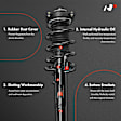 APSA1883 Front Complete Strut & Coil Spring Assembly, Set of 2