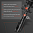 APSA1998 Front Complete Strut & Coil Spring Assembly, Set of 2