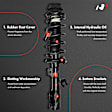 APSA2002 Front Complete Strut & Coil Spring Assembly, Set of 2