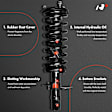APSA2041 Front Complete Strut & Coil Spring Assembly, Set of 2