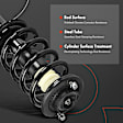 APSA2107 Front Complete Strut & Coil Spring Assembly, Set of 2