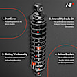 APSA2126 Front Complete Strut & Coil Spring Assembly, Set of 2