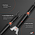 APSA2438 Rear Shock Absorber, Set of 2