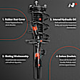 APSA2448 Front Complete Strut & Coil Spring Assembly, Set of 2