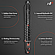 APSA2581 2 Pcs Shock Absorber with Coil Spring Load Adjusting