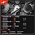 APSBT458 33.8 Inches Alternator Serpentine Belt
