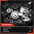 APSBT458 33.8 Inches Alternator Serpentine Belt
