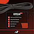 APSBT458 33.8 Inches Alternator Serpentine Belt