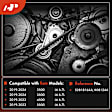 APSBT944 124.45 Inches Serpentine Belt