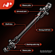 APSCS022 Upper Intermediate Steering Shaft