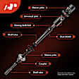 APSCS049 Lower Steering Shaft