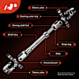 APSCS079 Lower Steering Shaft