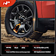 APSG0218 Mud Flaps Splash Guards with Fender Flares