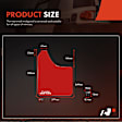 APSG0235 2x Front or Rear Splash Guards Mud Flaps