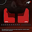 APSG0235 2x Front or Rear Splash Guards Mud Flaps