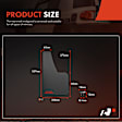 APSG0281 2x Front or Rear Splash Guards Mud Flaps