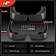 APSG0337 4 Pcs Front & Rear Mud Flaps Splash Guards Fender