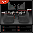 APSG0343 4 Pcs Front & Rear Mud Flaps Splash Guards Fender