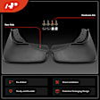 APSG0357 2 Pcs Rear Mud Flaps Splash Guards