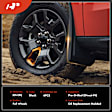 APSG0456 4 Pcs Front & Rear Splash Guards Mud Flaps