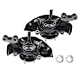 APSKA0100 2x Front Steering Knuckle & Wheel Hub Bearing Assembly