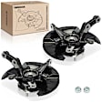 APSKA0124 2x Front Steering Knuckle & Wheel Hub Bearing Assembly