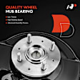 APSKA0199 Front Driver Steering Knuckle & Wheel Hub Bearing Assembly