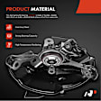 APSKA0267 Front Driver Steering Knuckle & Hub Bearing Assembly