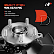 APSKA0267 Front Driver Steering Knuckle & Hub Bearing Assembly