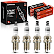 APSP002 4 Pcs Iridium & Platinum Spark Plugs