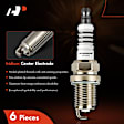 APSP003 6 Pcs Iridium & Platinum Spark Plugs