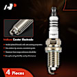 APSP016 4 Pcs Iridium & Platinum Spark Plugs