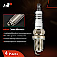 APSP018 4 Pcs Iridium & Platinum Spark Plugs