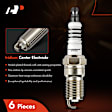 APSP056 6 Pcs Iridium & Platinum Spark Plugs