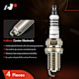 APSP070 4 Pcs Iridium & Platinum Spark Plugs