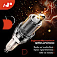 APSP075 4 Pcs Iridium & Platinum Spark Plugs