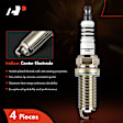 APSP075 4 Pcs Iridium & Platinum Spark Plugs