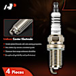 APSP078 4 Pcs Iridium & Platinum Spark Plugs