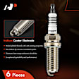 APSP092 6 Pcs Iridium & Platinum Spark Plugs