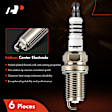 APSP098 6 Pcs Iridium & Platinum Spark Plugs