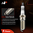 APSP125 4 Pcs Iridium & Platinum Spark Plugs