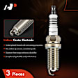 APSP136 3 Pcs Iridium & Platinum Spark Plugs