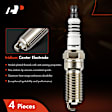 APSP138 4 Pcs Iridium & Platinum Spark Plugs