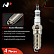 APSP142 4 Pcs Iridium & Platinum Spark Plugs