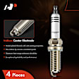 APSP165 4 Pcs Iridium & Platinum Spark Plugs